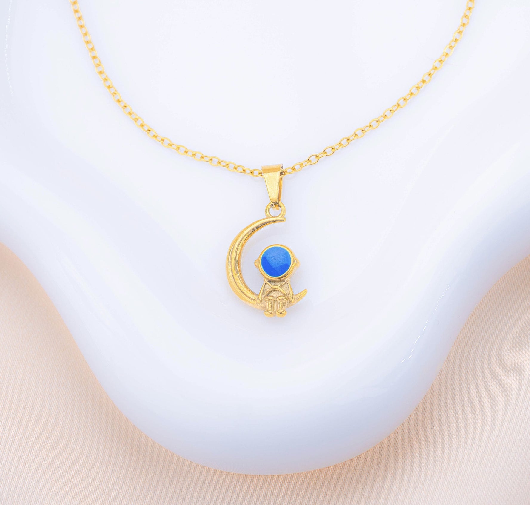 Cadena Astronauta En La Luna Ref: C1043