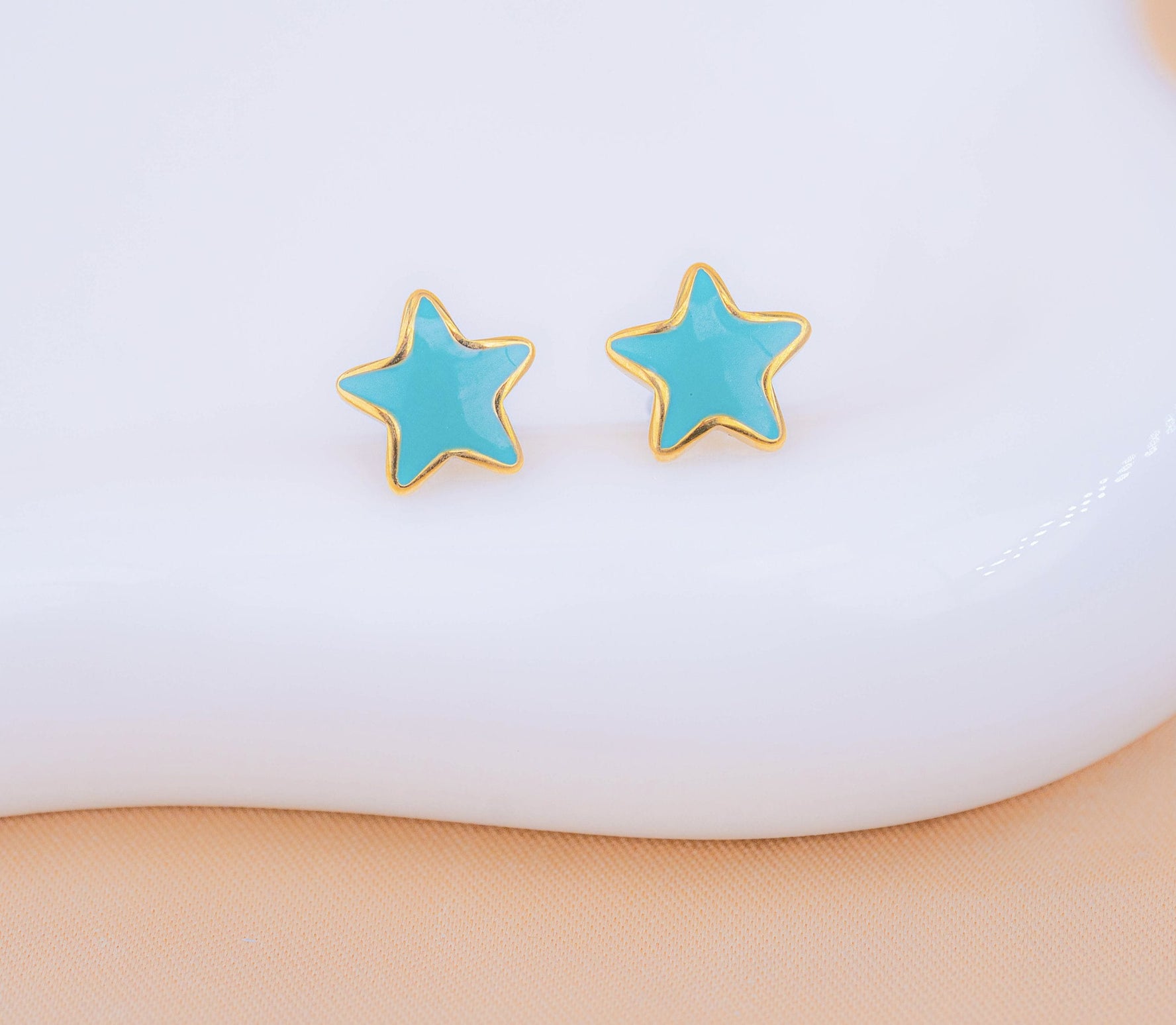 Topitos Seguridad Estrellas Azules Ref: L1831