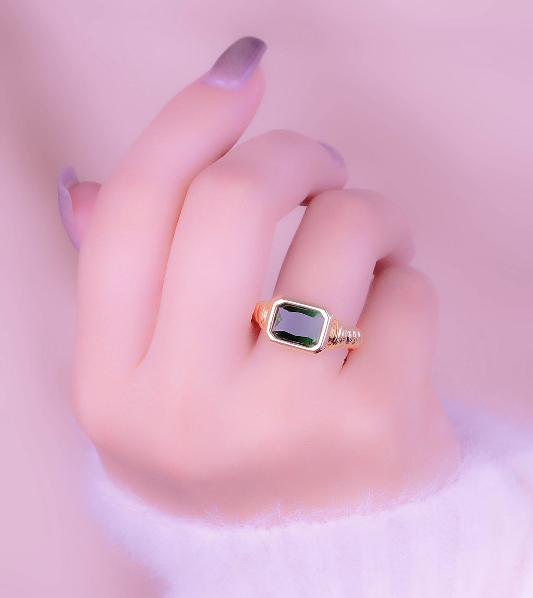 Anillo Esme Dorado Ref: A1144