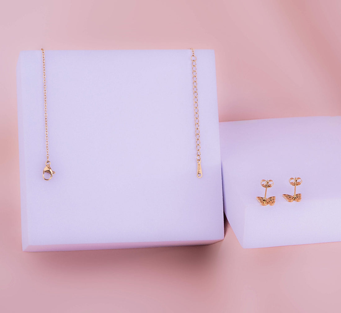 Juego Mariposa Dorado Ref: G169