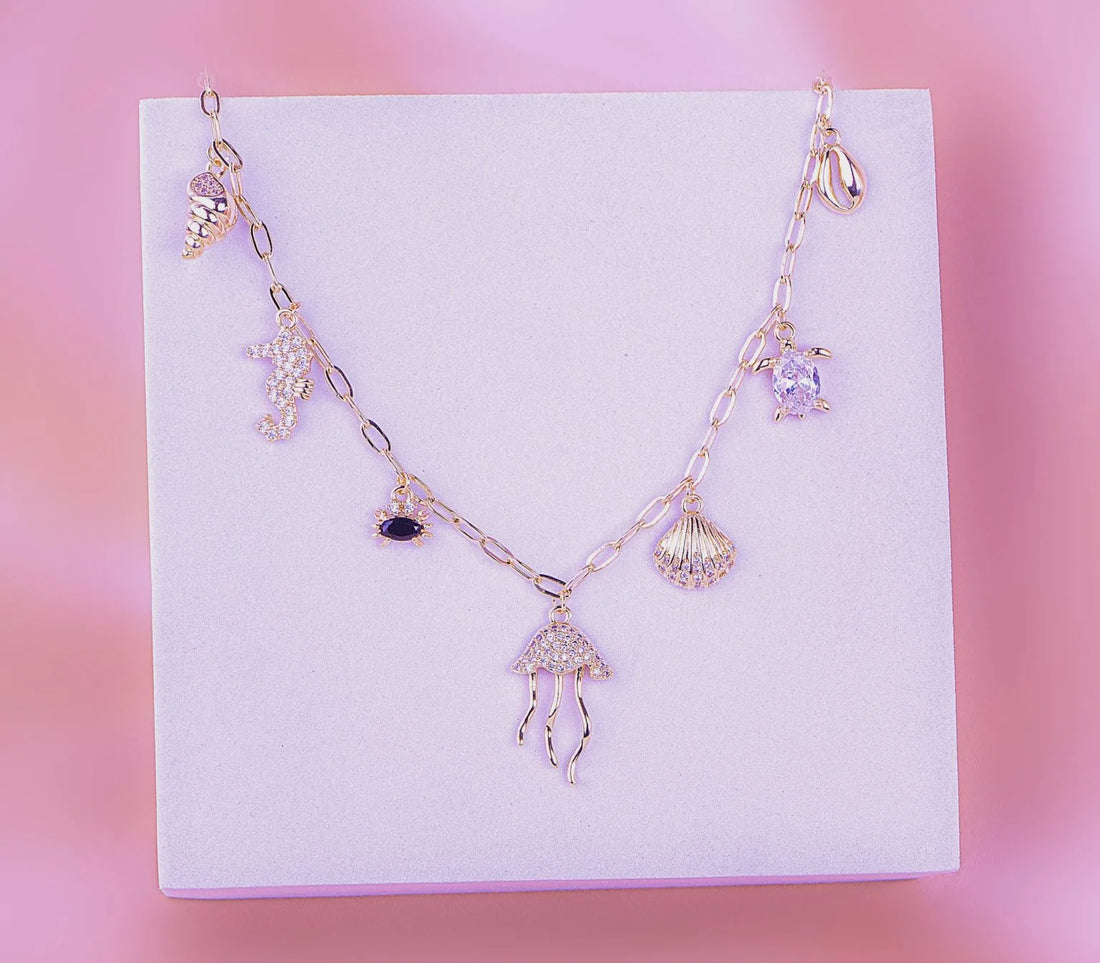 Collar Océano Dorado Ref: D463