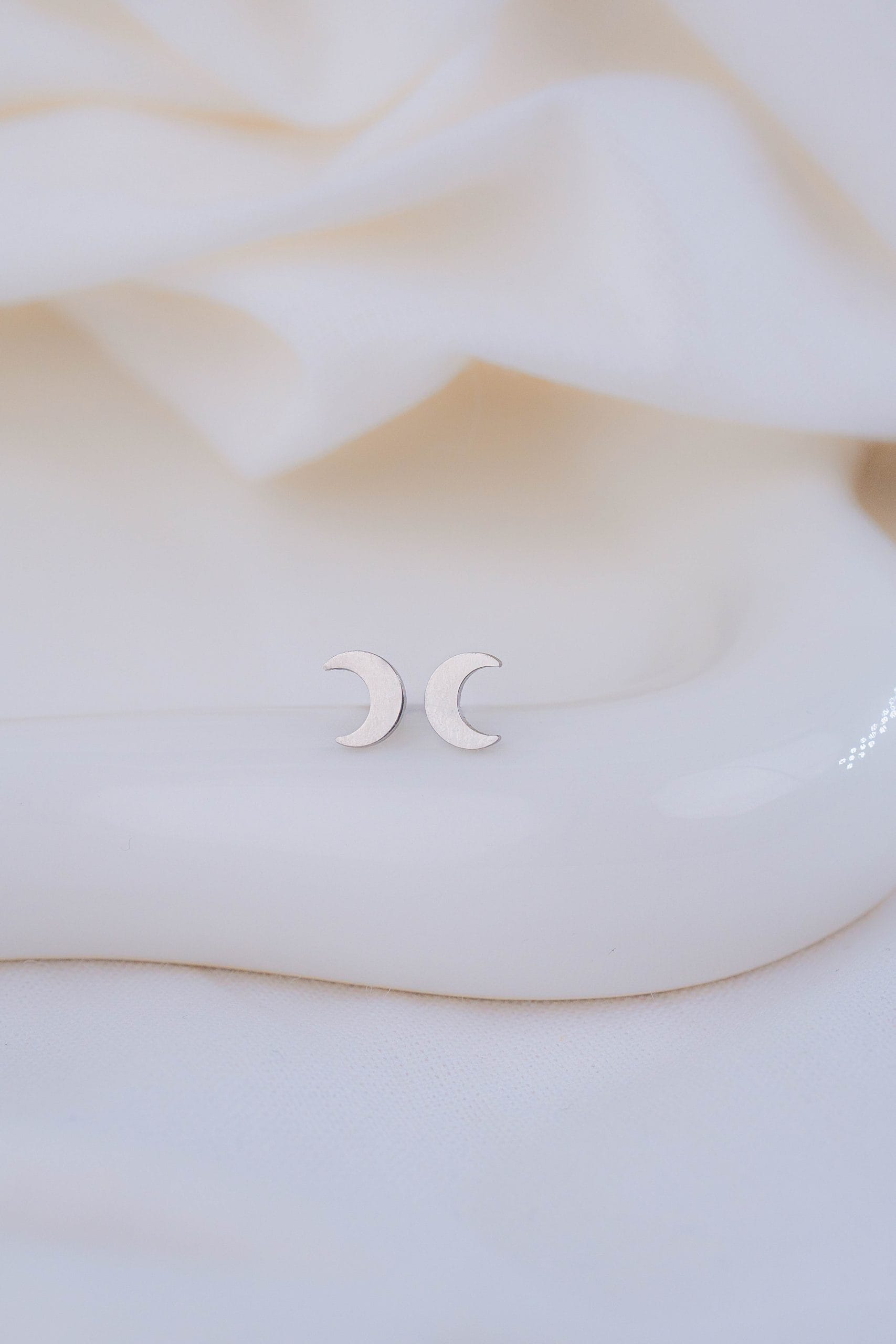 Topitos Lunas Plateados Ref: L1914