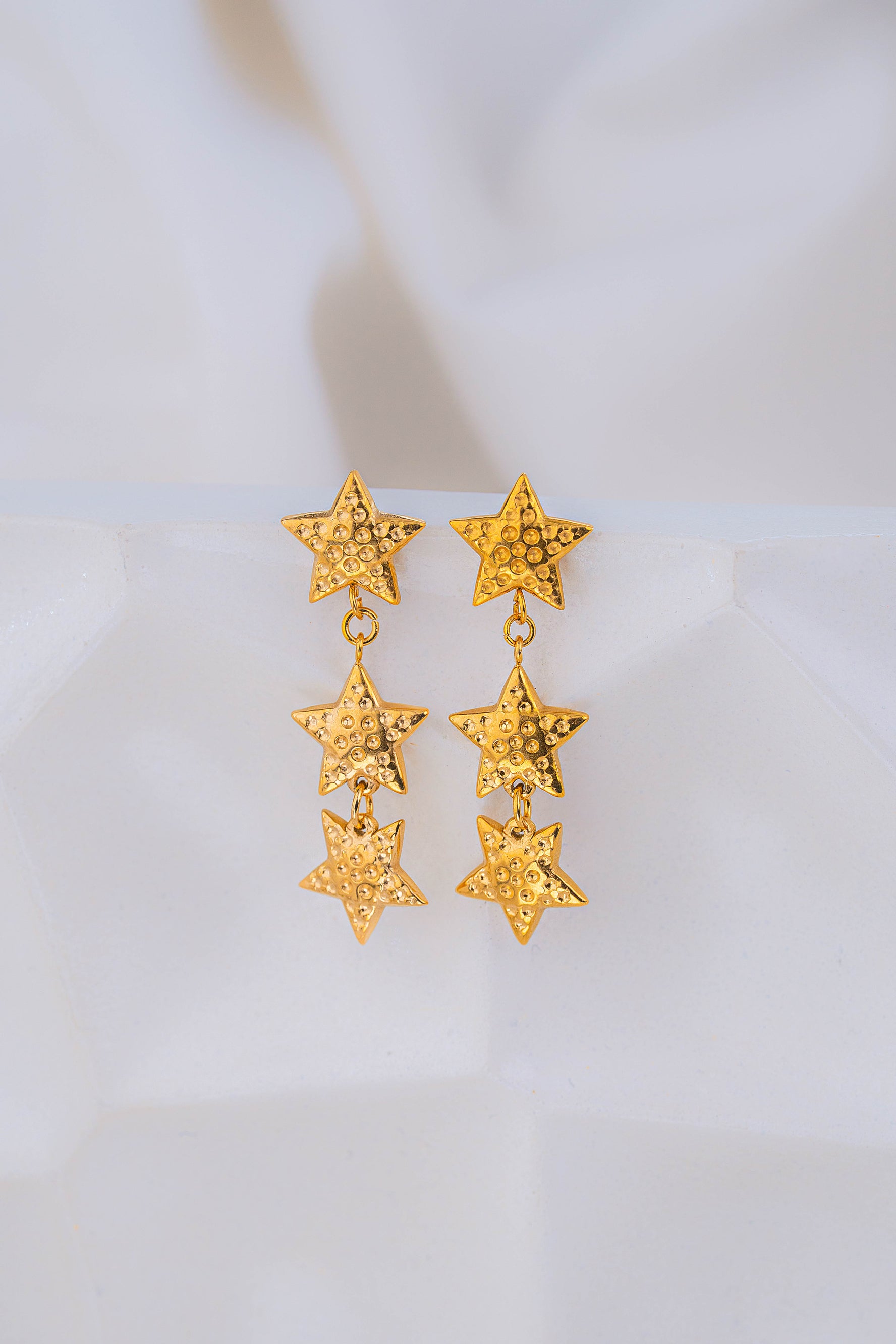 Aretes Estelar Dorados Ref: B3422