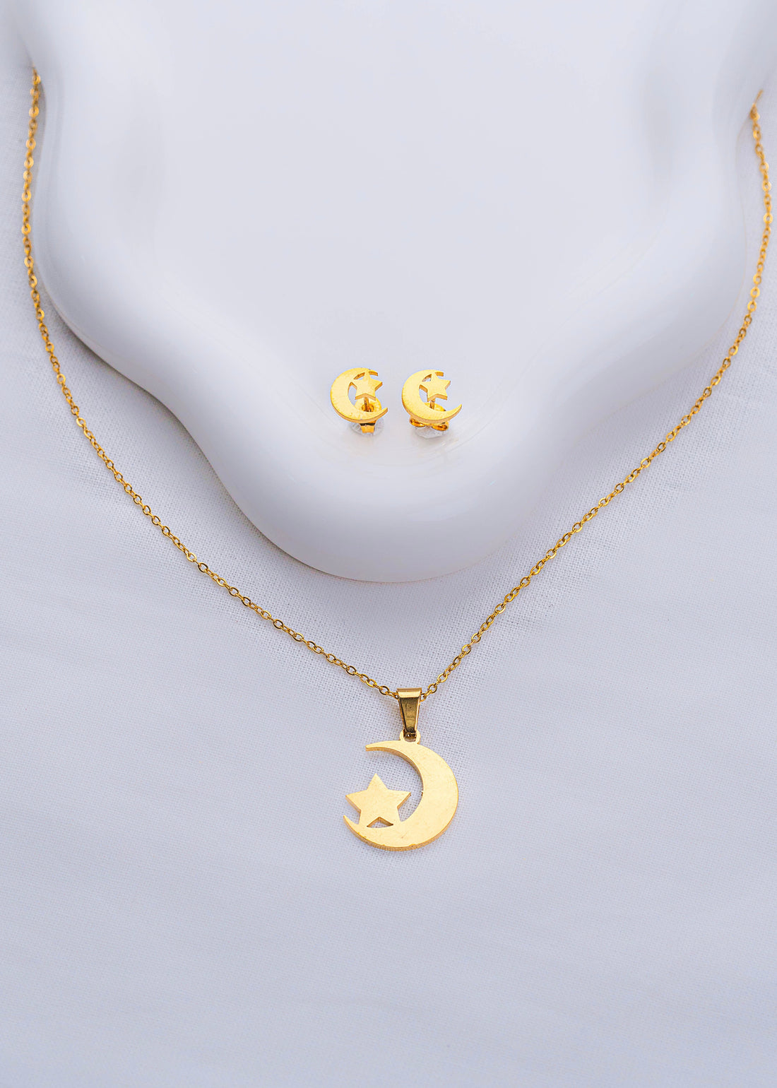 Set Luna Estrella Dorado
