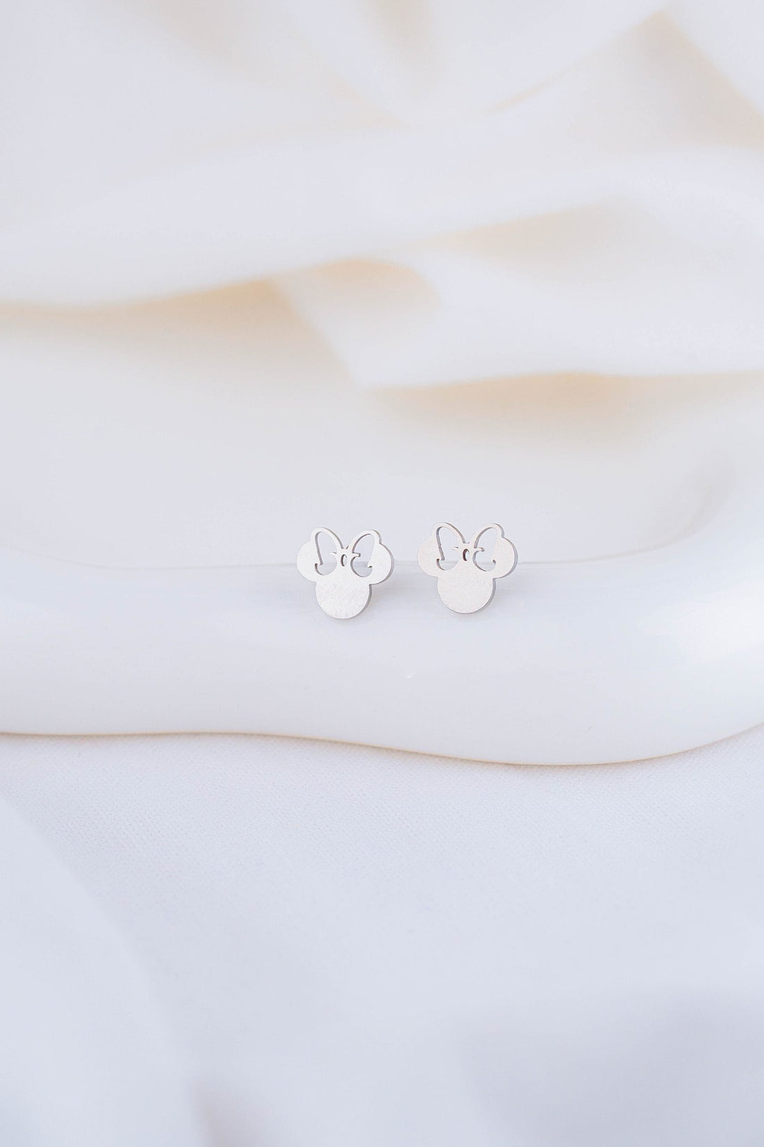 Topitos Minnie Plateados Ref: L1973