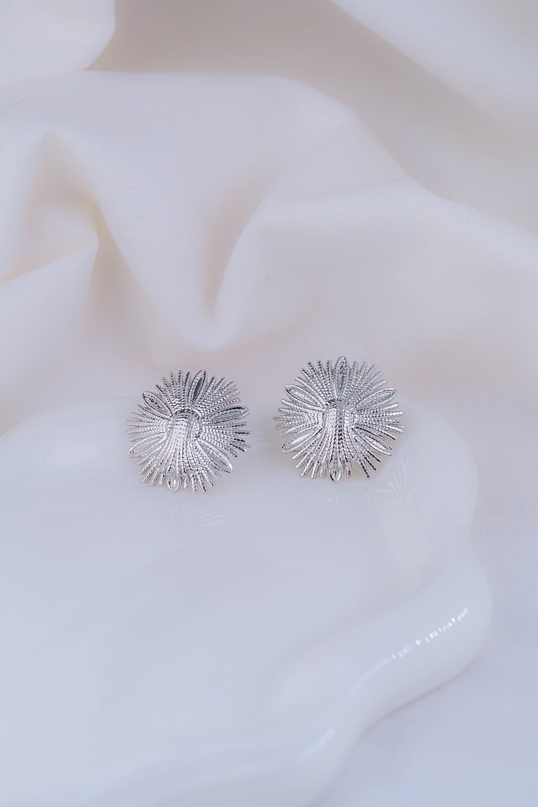 Aretes Aurea Plateados Ref: B3362