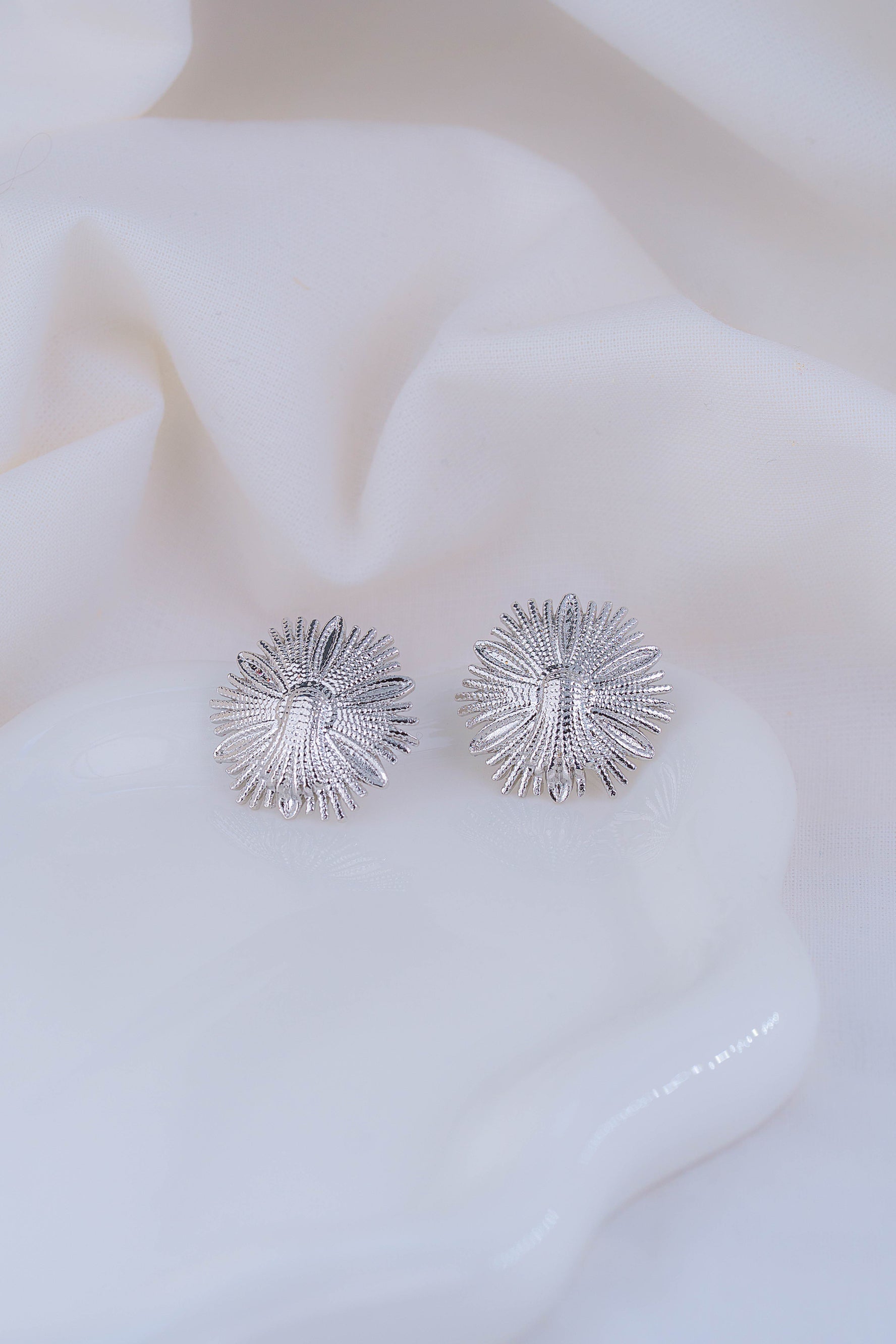 Aretes Aurea Plateados Ref: B3362