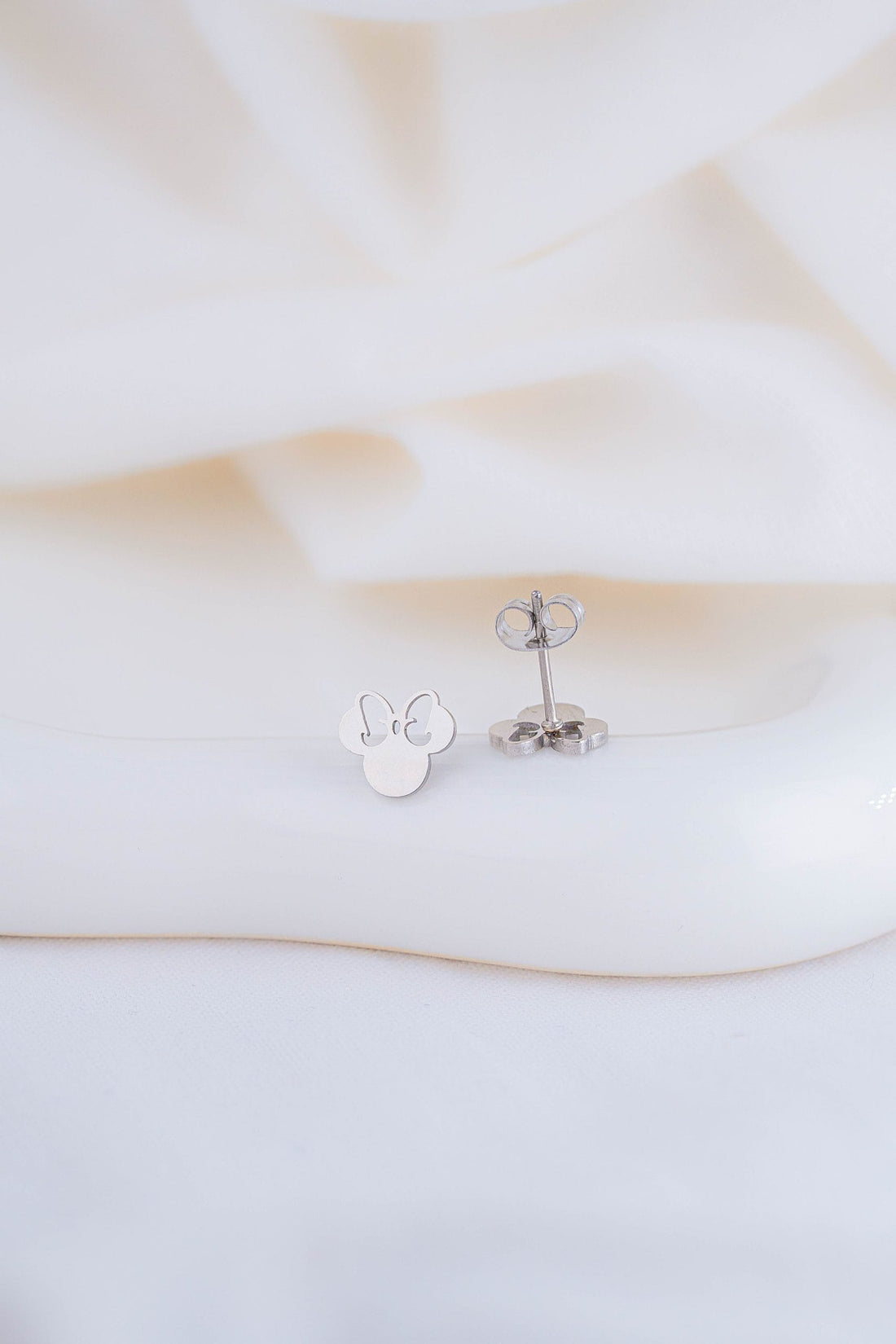 Topitos Minnie Plateados Ref: L1973