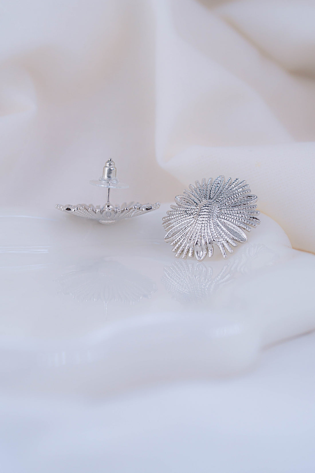 Aretes Aurea Plateados Ref: B3362