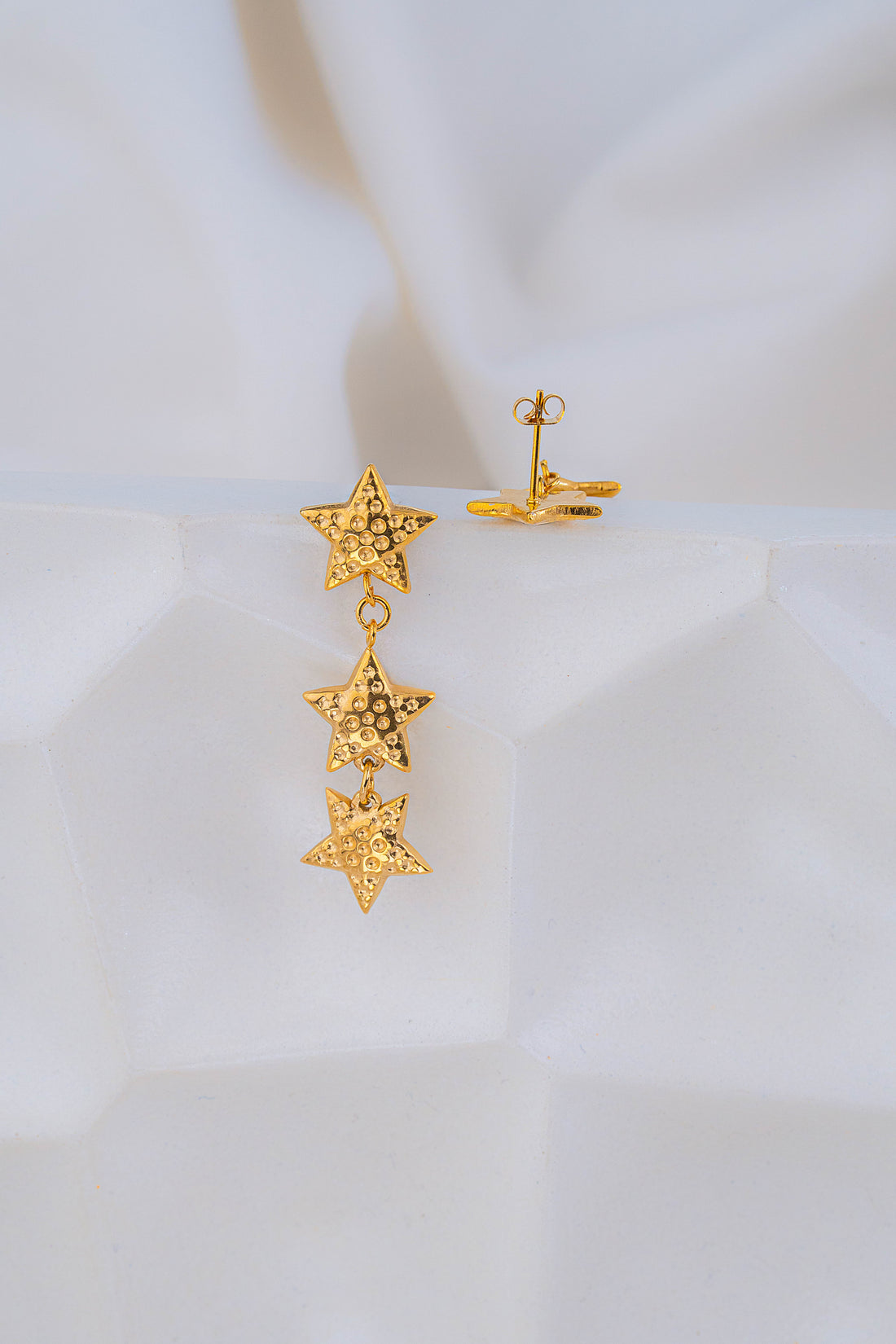 Aretes Estelar Dorados Ref: B3422