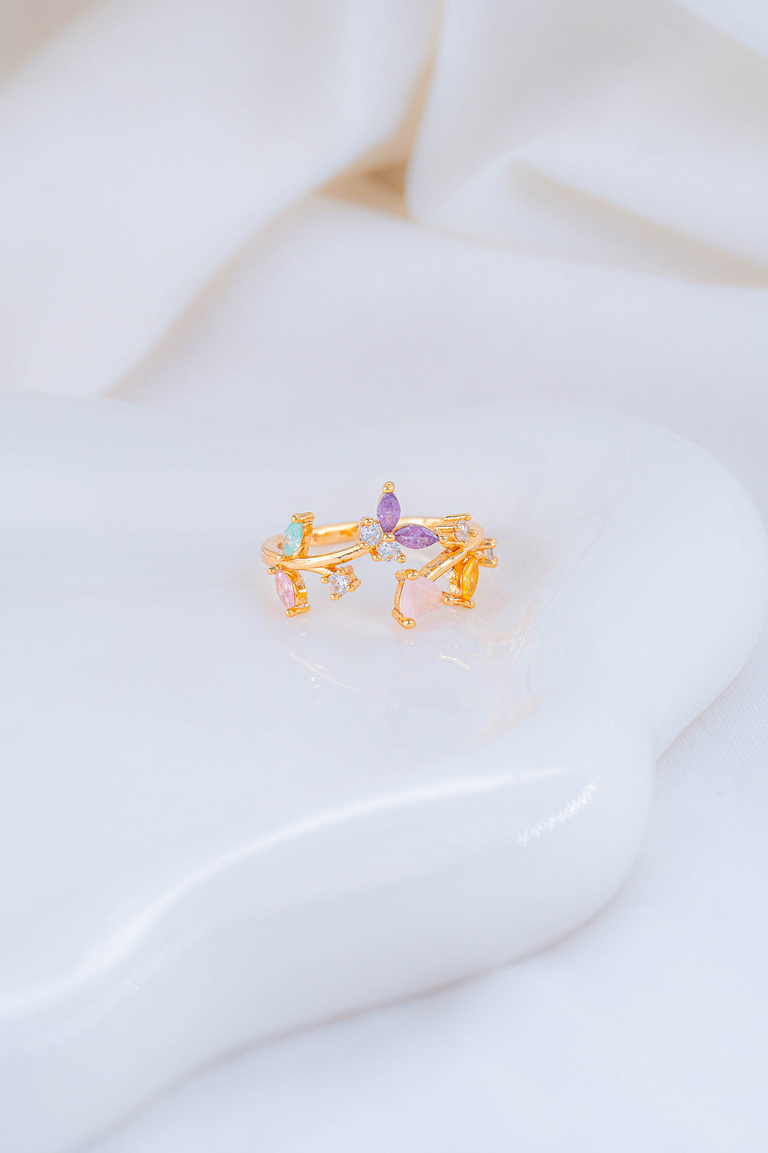 Anillo Jardín Dorado Ref: A2961