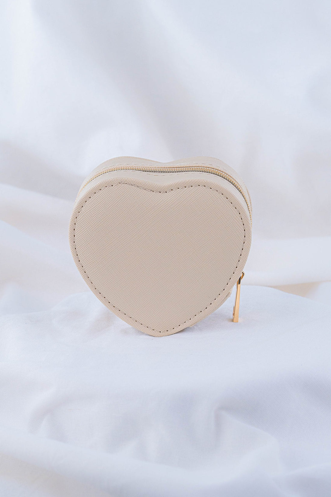 Joyero Viajero Corazón Beige Ref: Z012