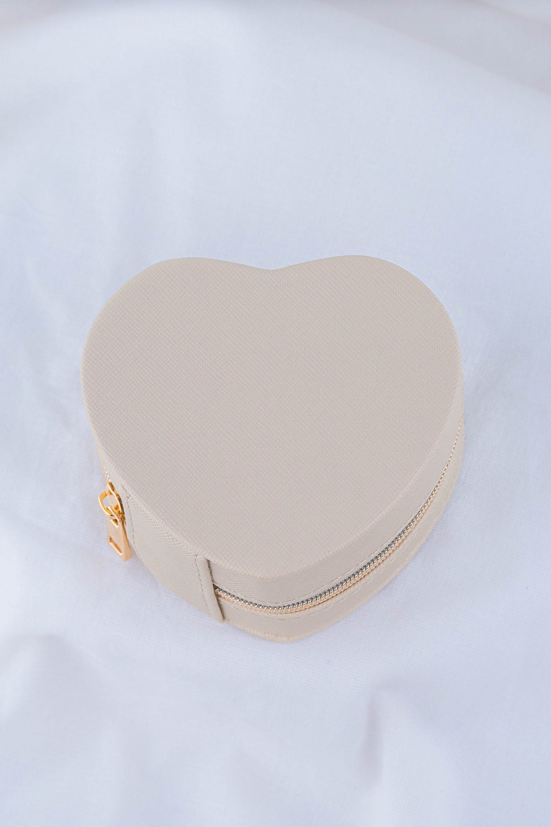 Joyero Viajero Corazón Beige Ref: Z012