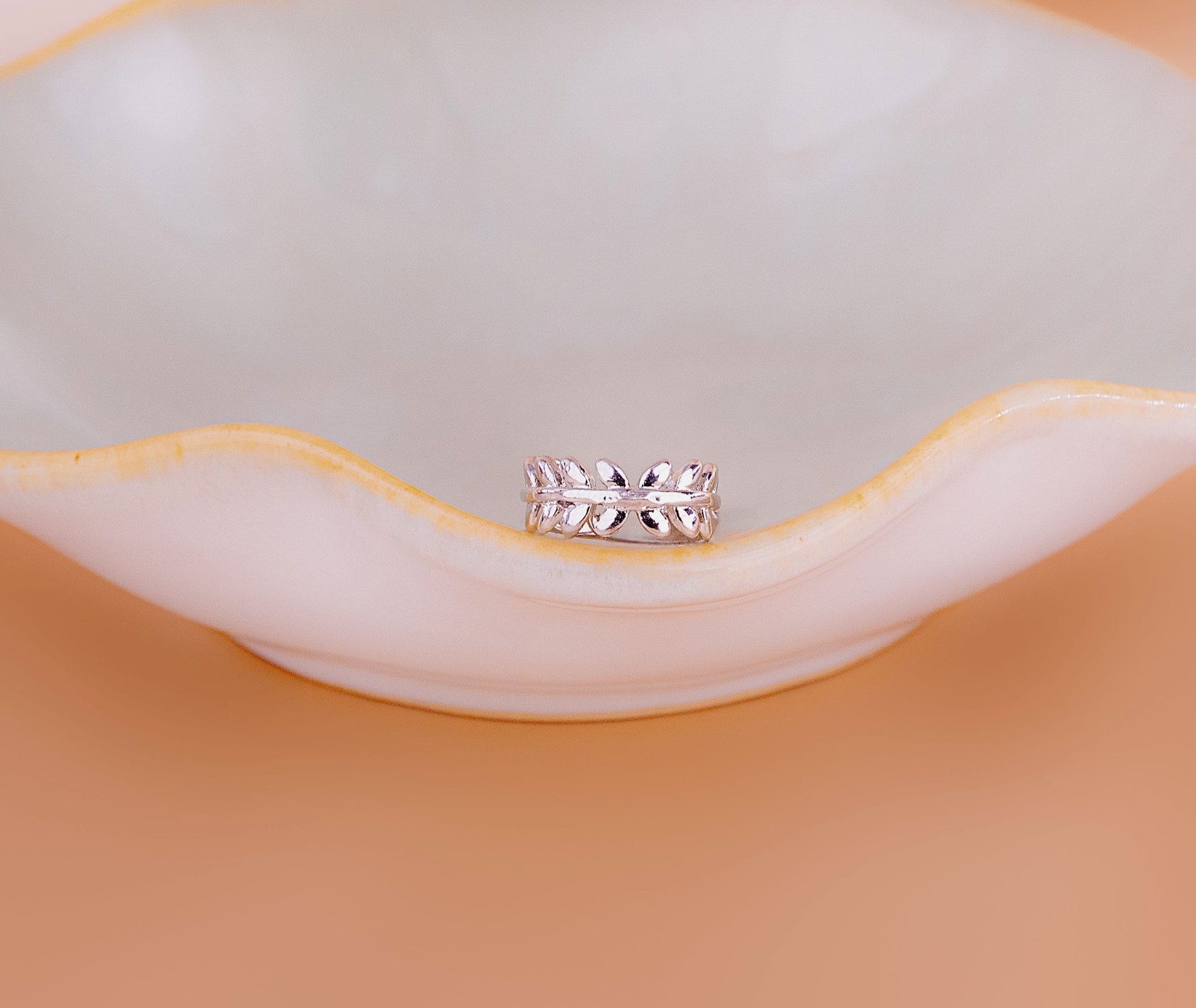 Ear Cuff Espigas Plateado Ref: E745