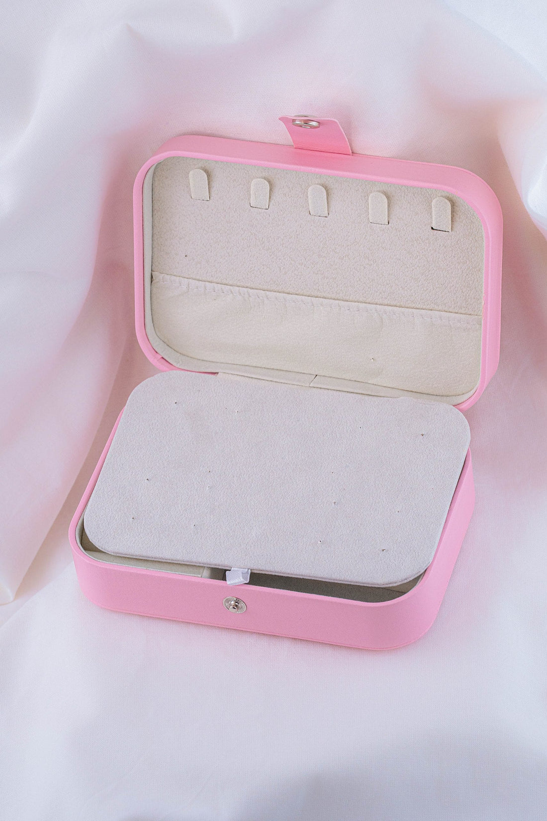 Joyero Rectangular Rosado Ref: Z013