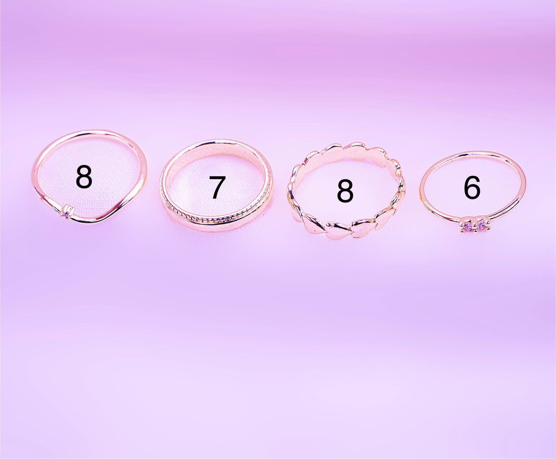 Set X 4 Anillos Siena Ref: J709
