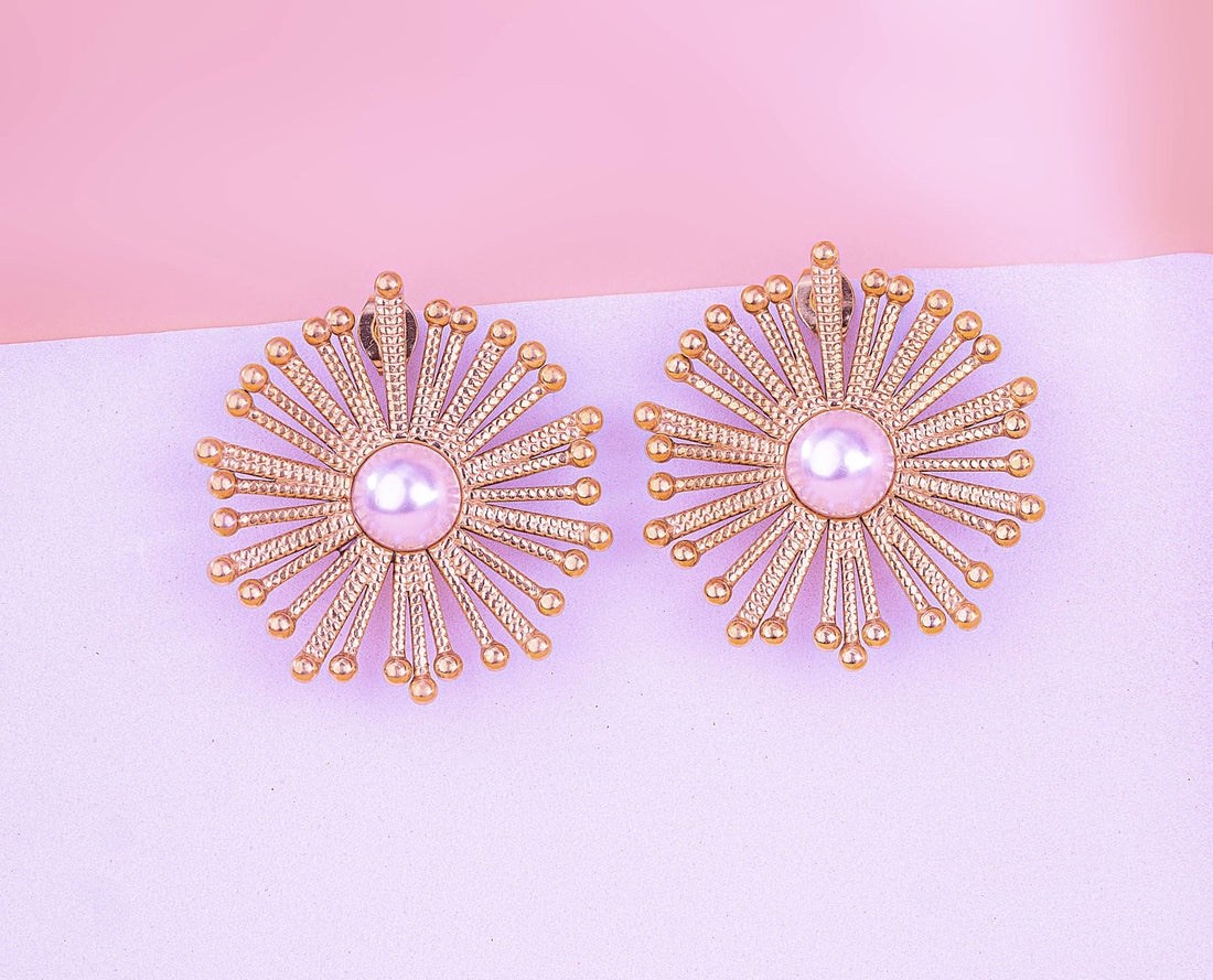 Aretes Solara Dorados Ref: B207