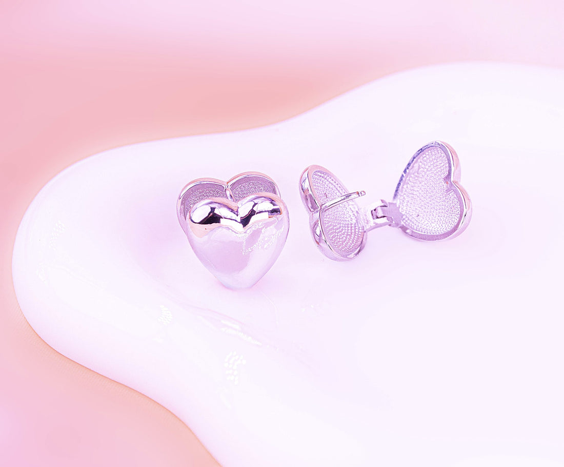 Aretes Venus Plateados Ref: B090