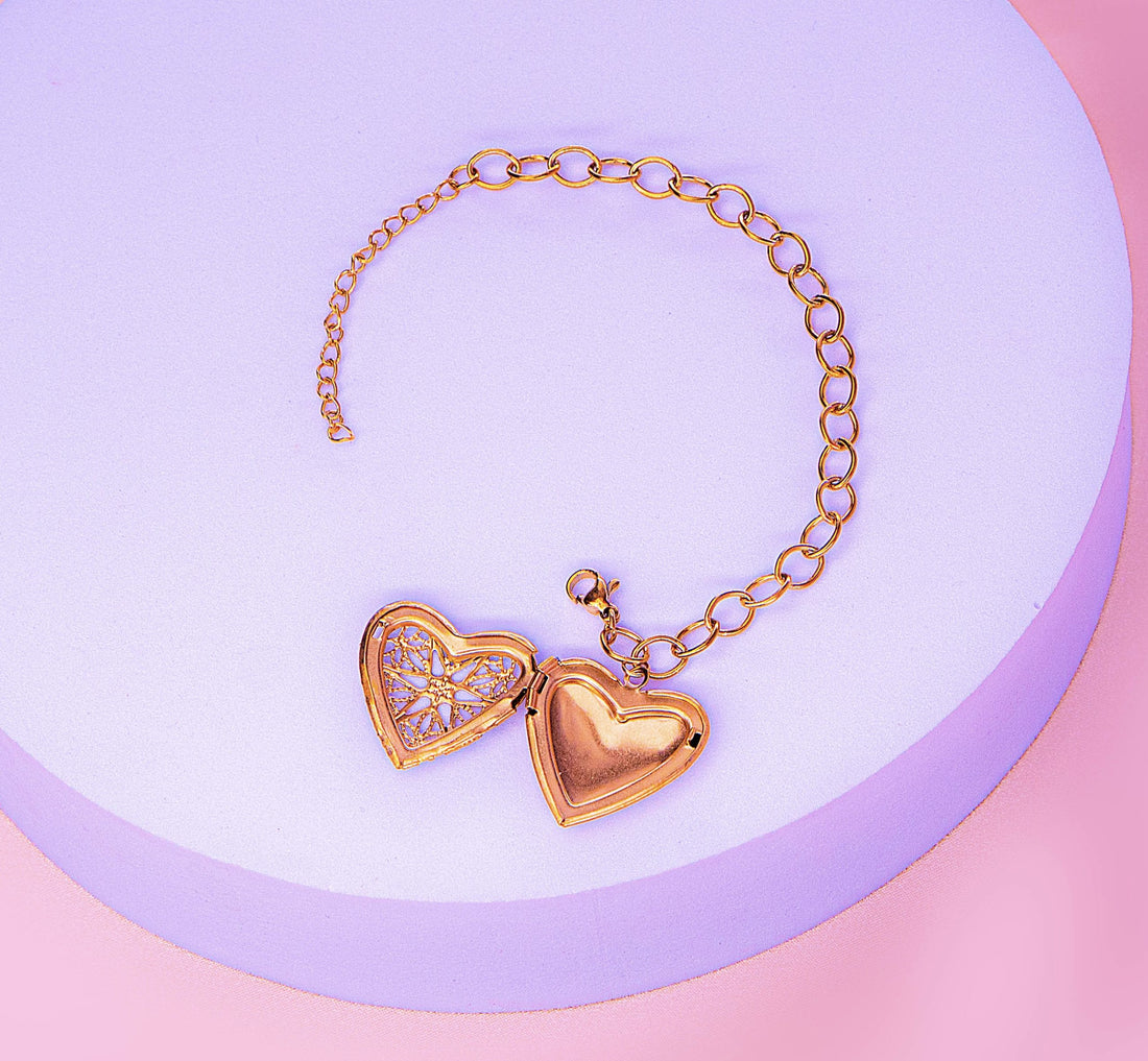 Pulsera Relicario Corazón Secreto Ref: I232