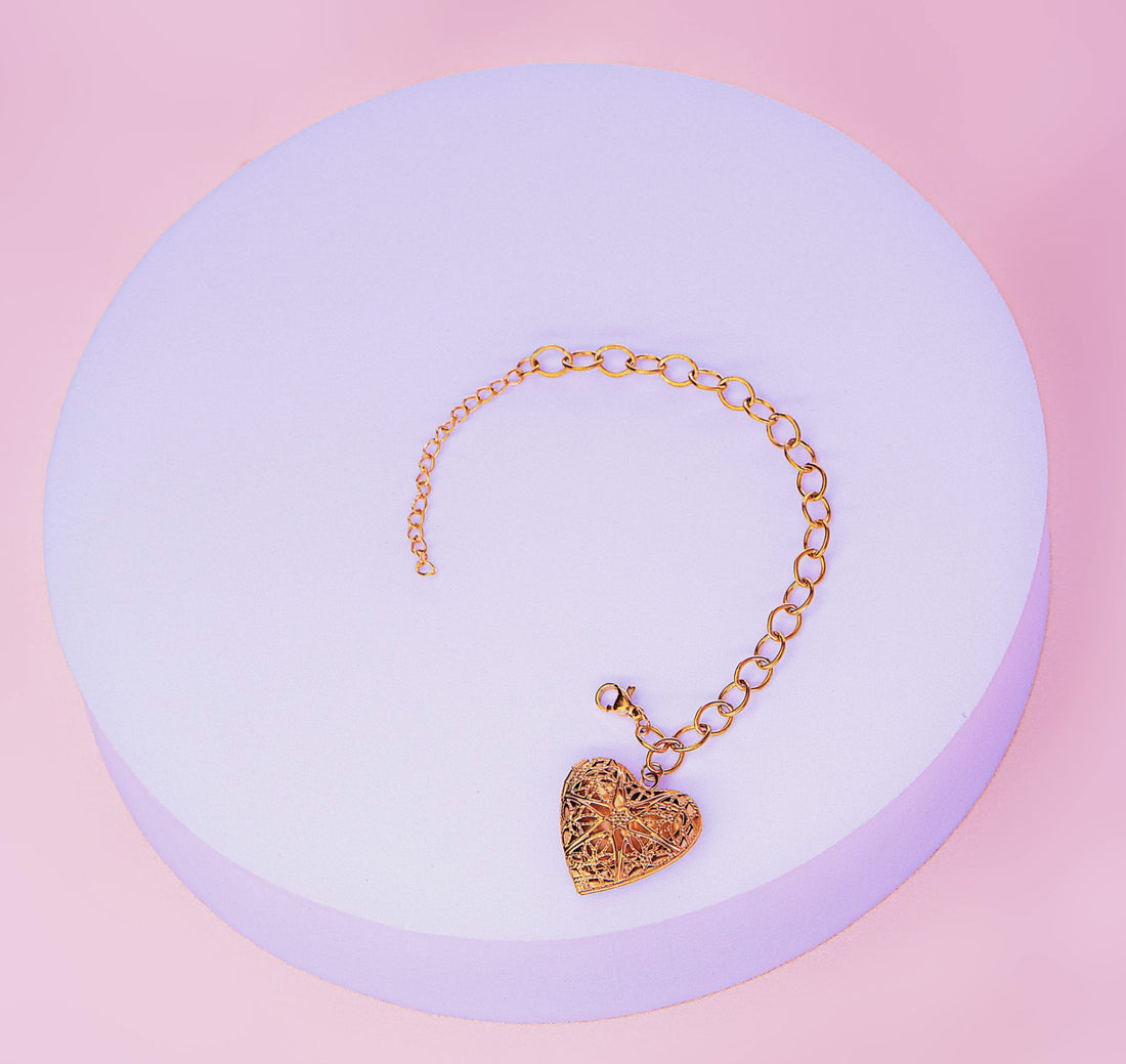 Pulsera Relicario Corazón Secreto Ref: I232