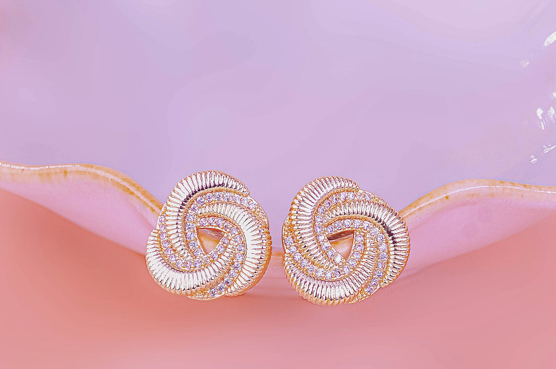Aretes Aura Dorados Ref: B128