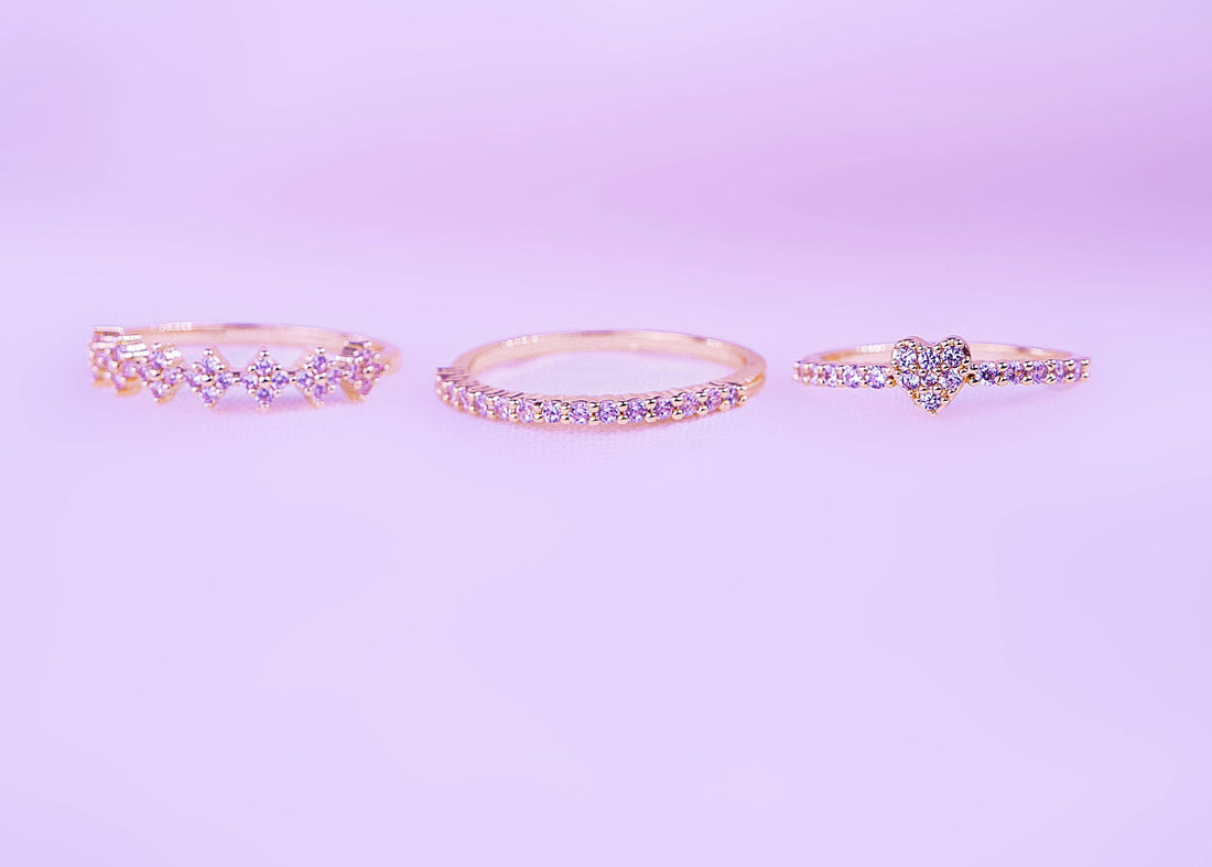 Set X 3 Anillos Amanda Ref: J689