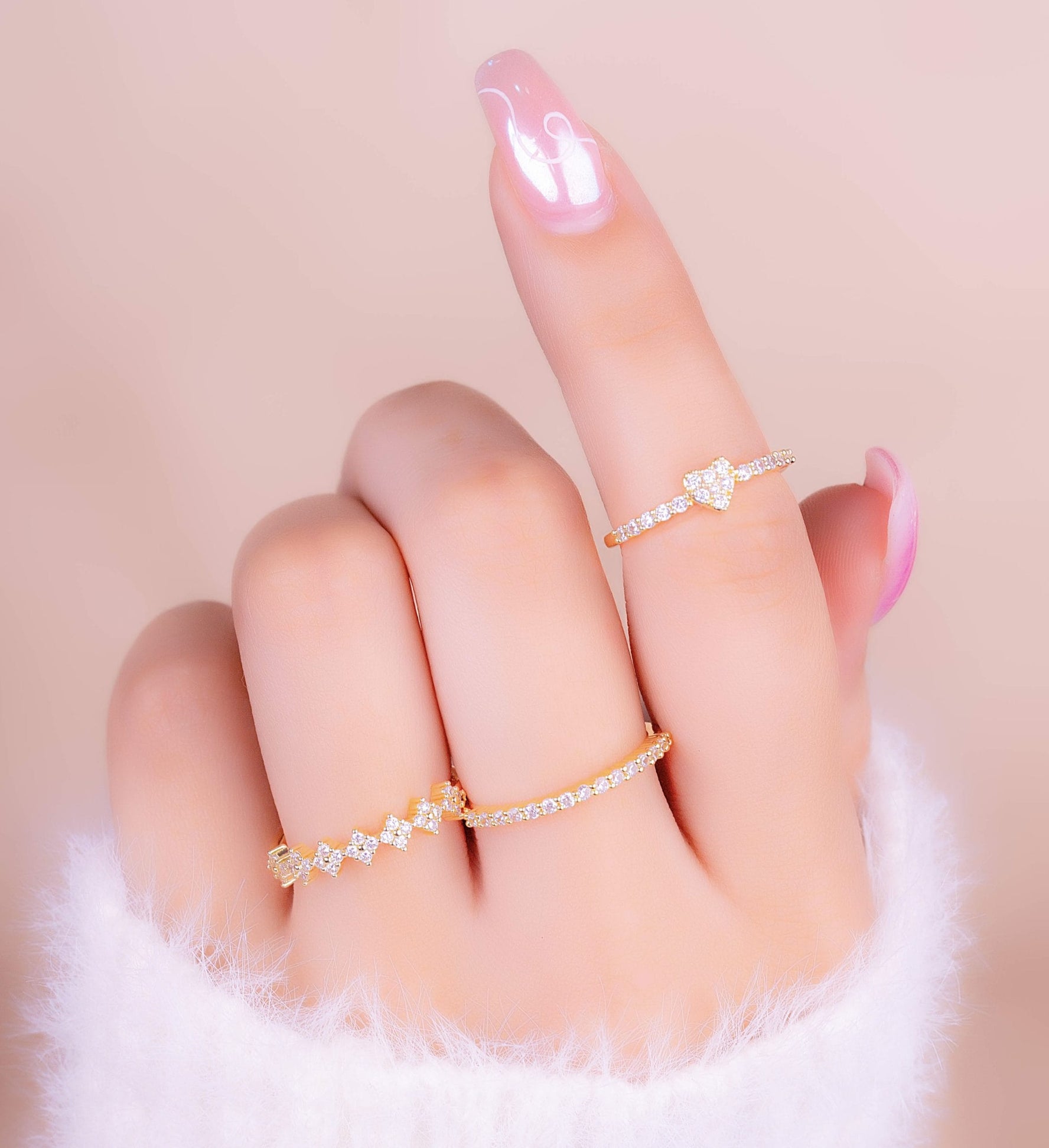 Set X 3 Anillos Amanda Ref: J689