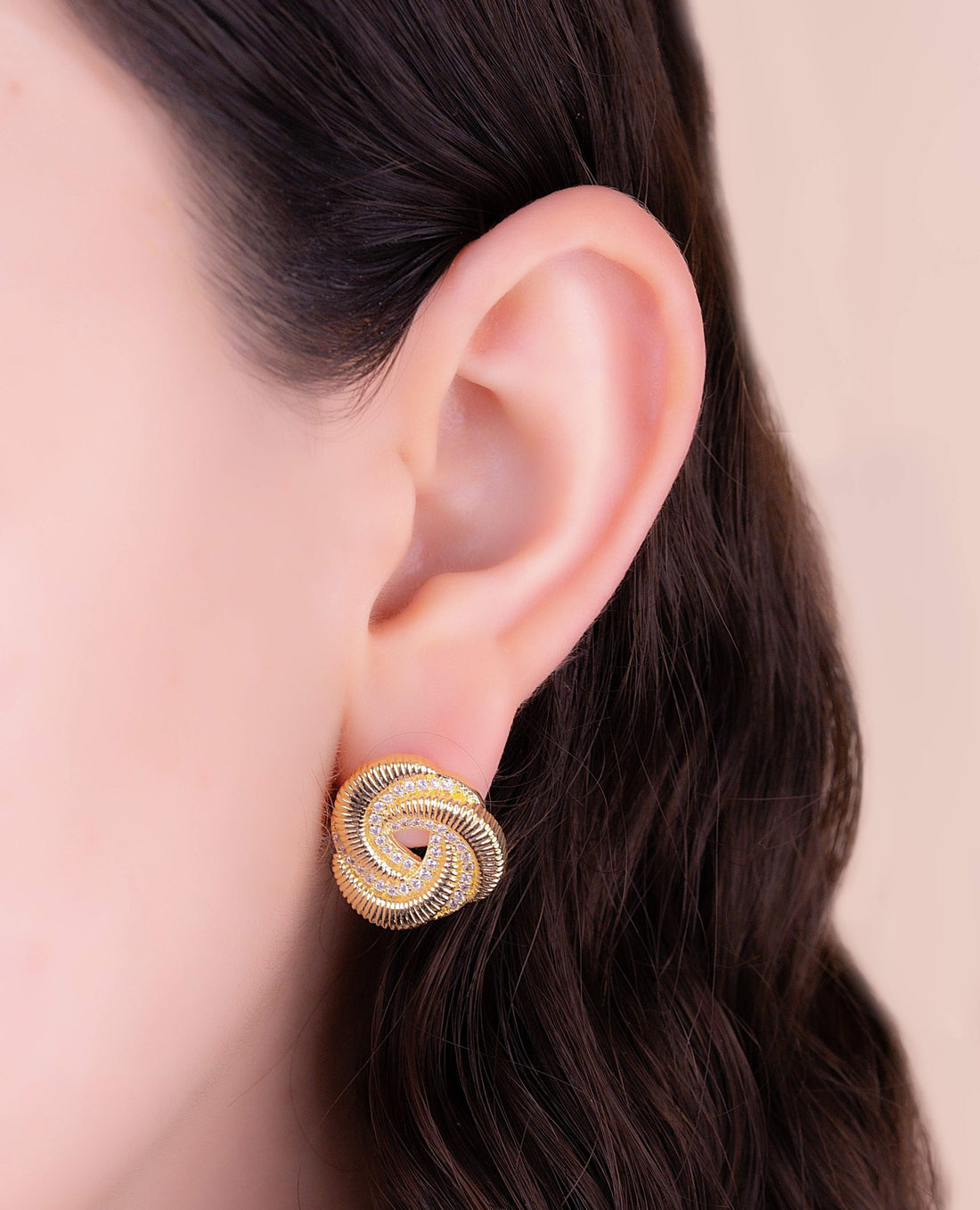 Aretes Aura Dorados Ref: B128