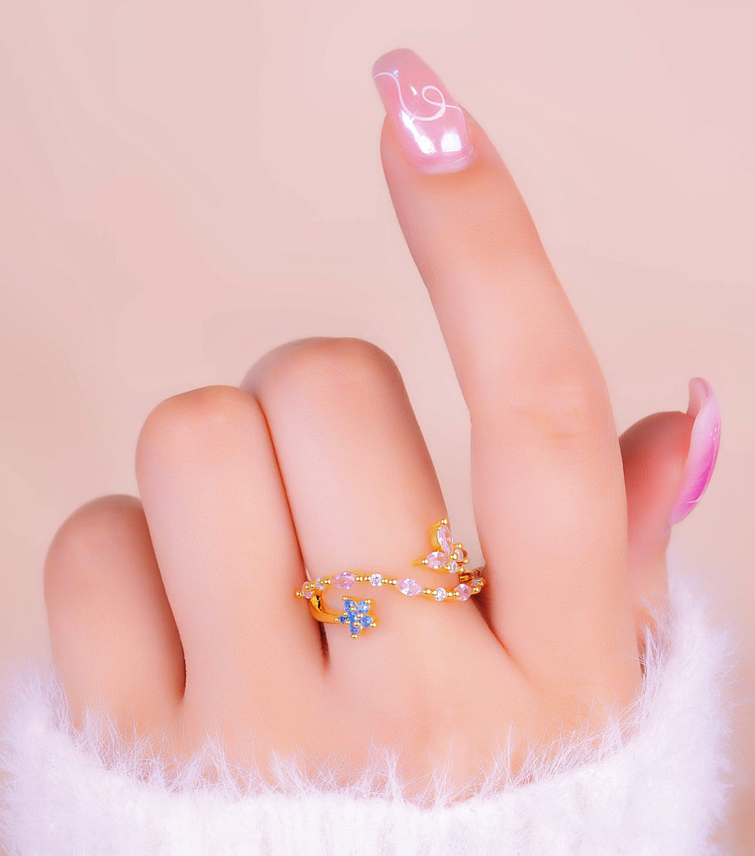 Anillo Elaria Dorado Ref: A883
