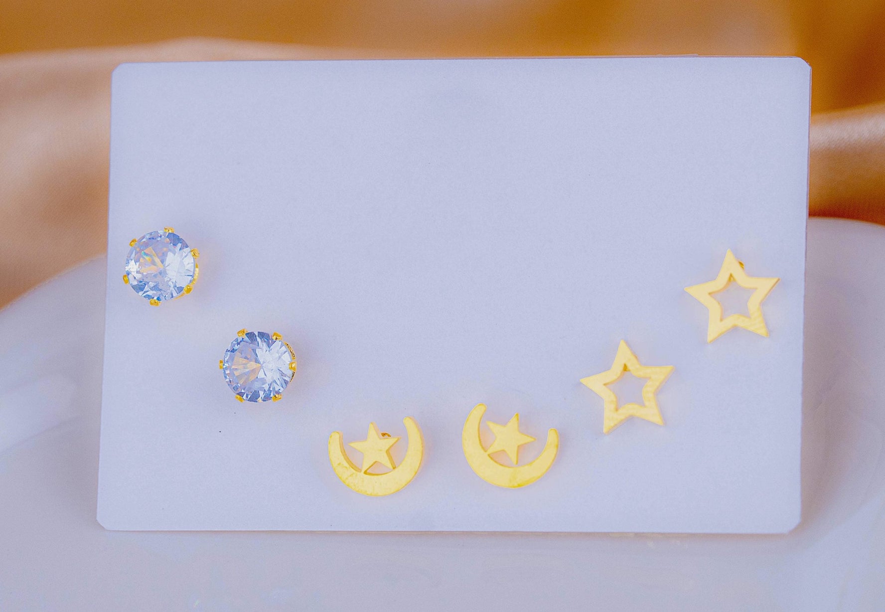 Set X 3 Pares Topitos Luna Estrella Ref: K047