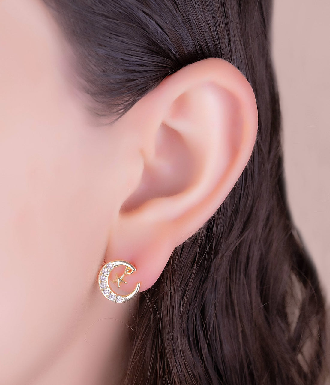 Topitos Luna Unicornio Dorados Ref:L755