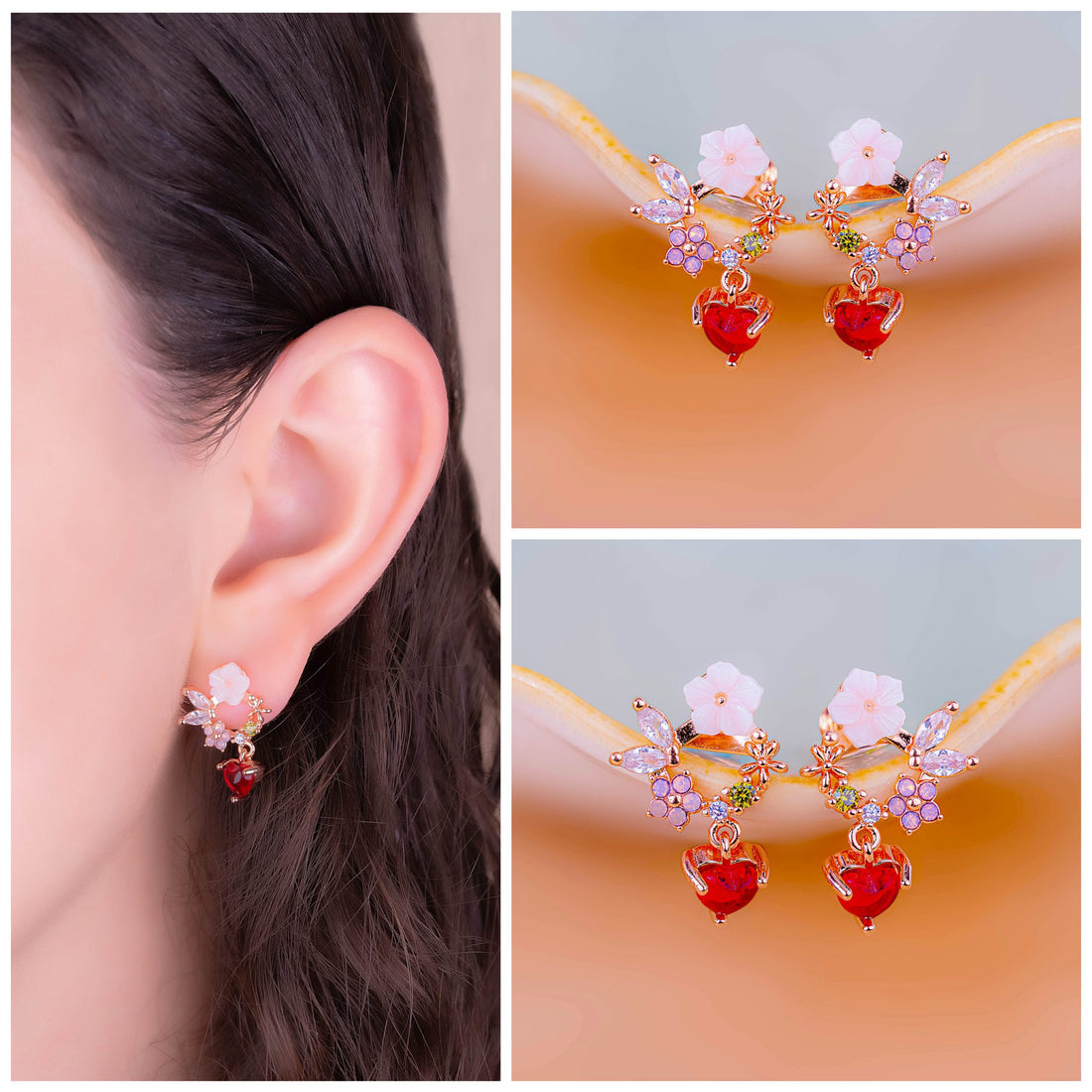Aretes Azucena Ref:B465