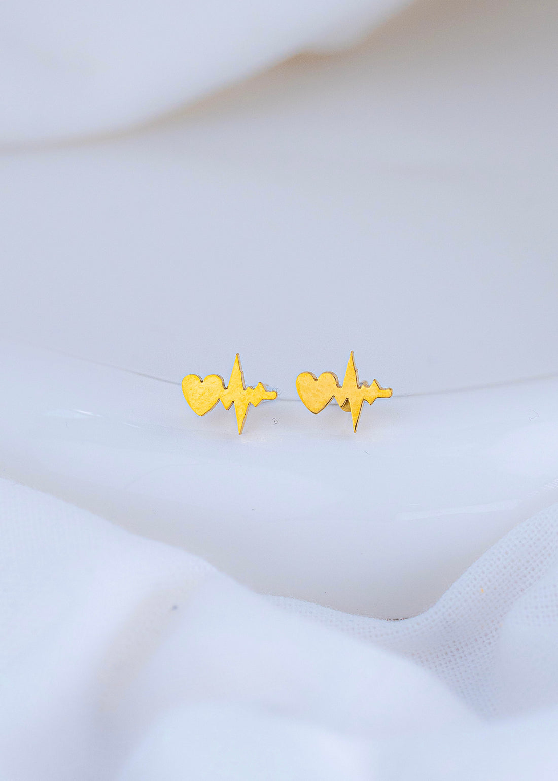 Topitos Corazón Electro Dorados