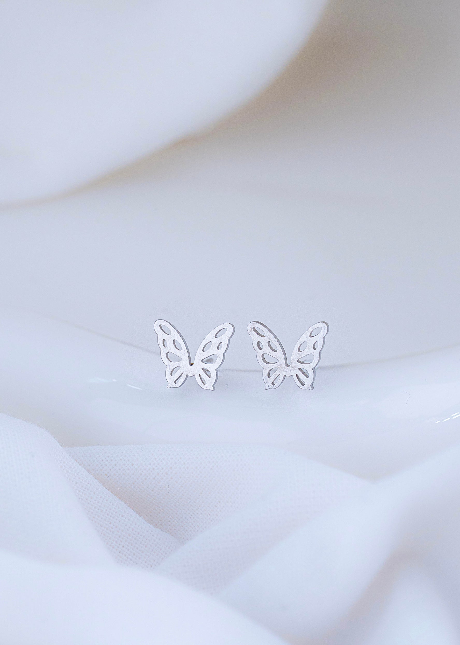 Topitos Mariposas Plateados