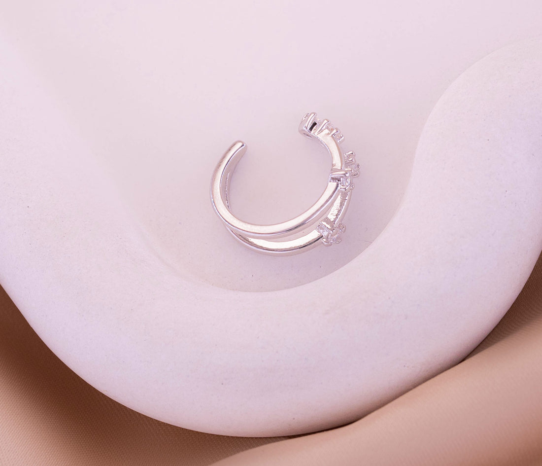 Ear Cuff Isel Plateado Ref: E925