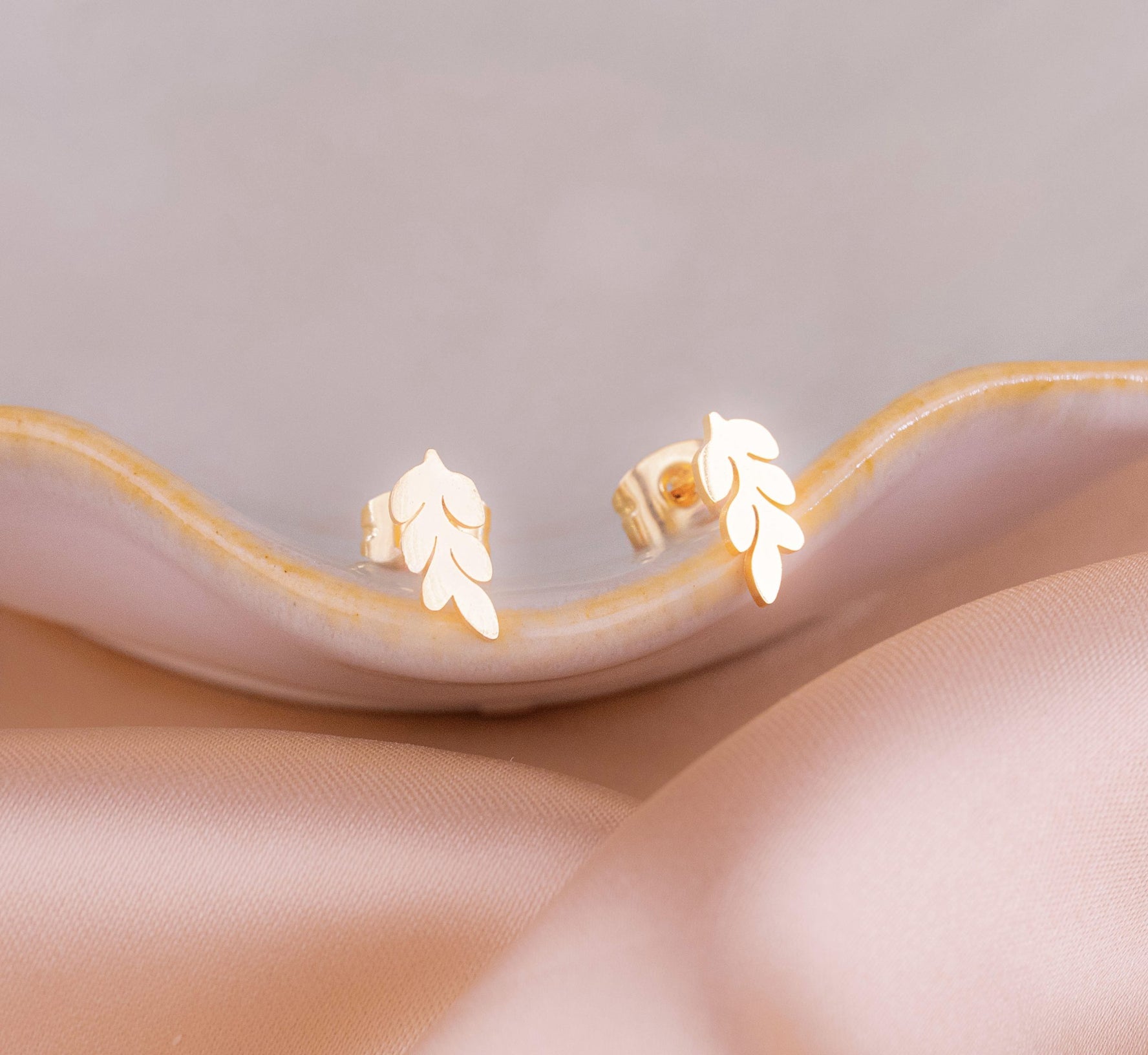 Topitos Hojas Dorados Ref: L1015