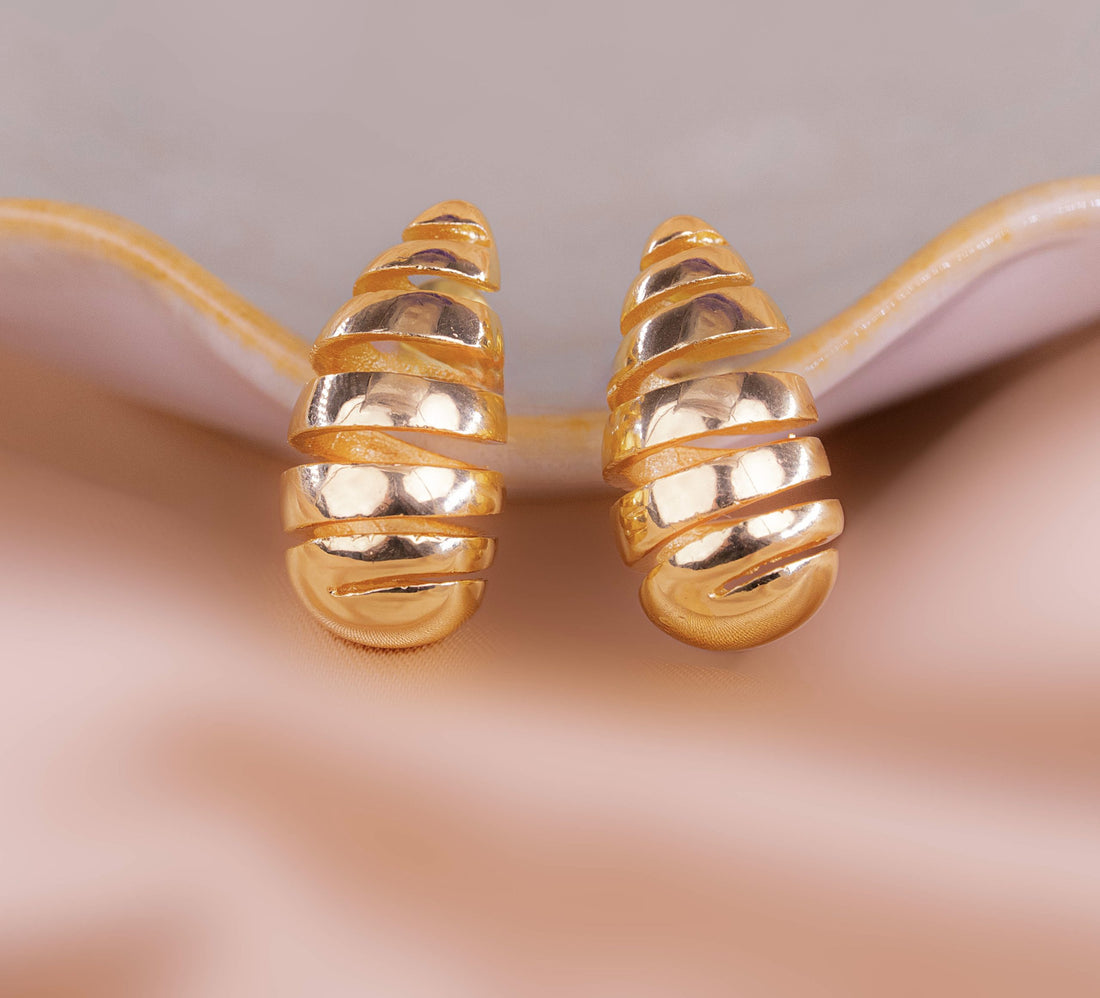 Aretes Spira Dorados Ref: B1309