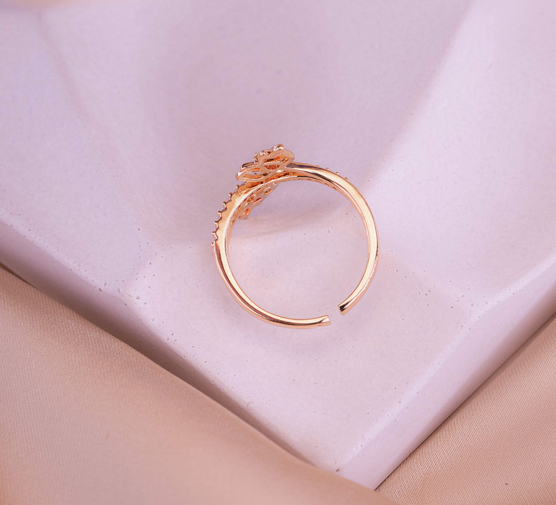 Anillo Loto Dorado Ref: A465