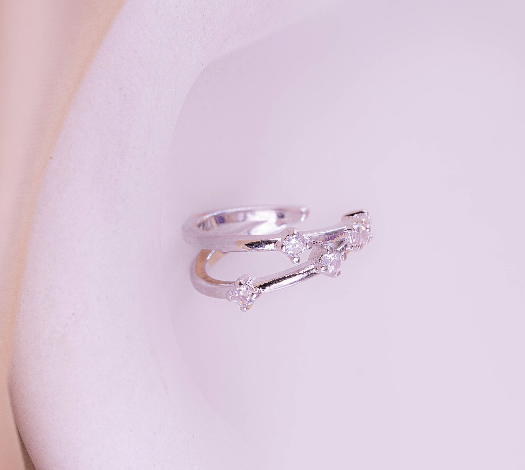 Ear Cuff Isel Plateado Ref: E925