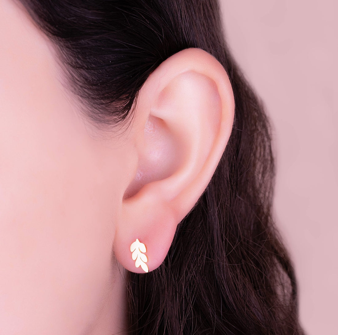 Topitos Hojas Dorados Ref: L1015