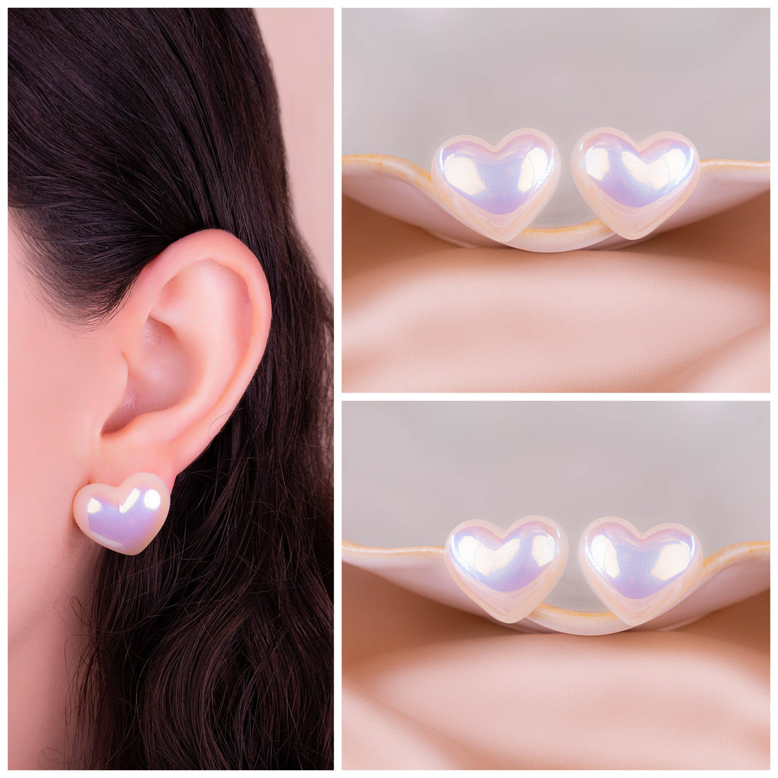 Aretes Corazones Aurora Ref: B1107