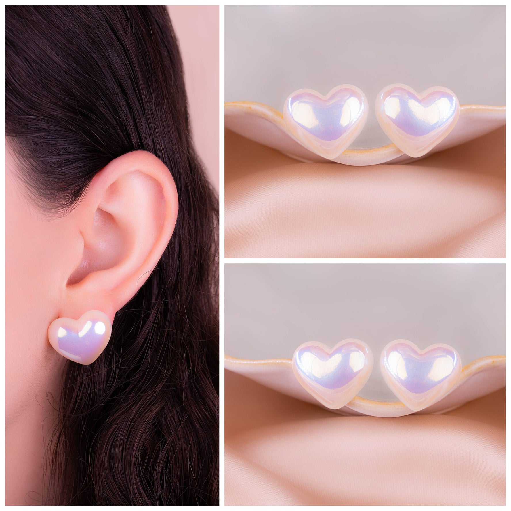 Aretes Corazones Aurora Ref: B1107