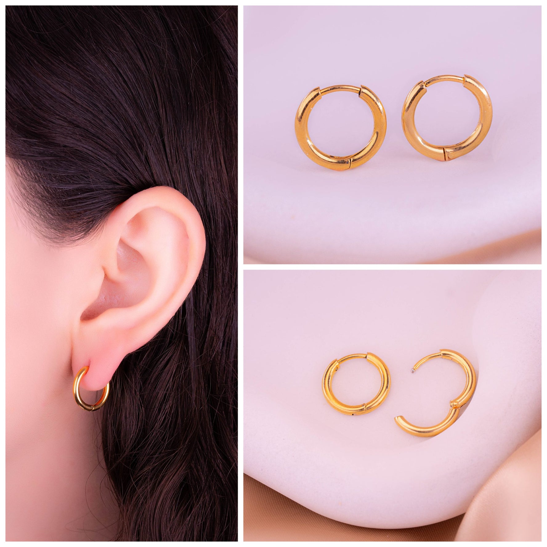 Candongas 15 mm Doradas Ref: B1029