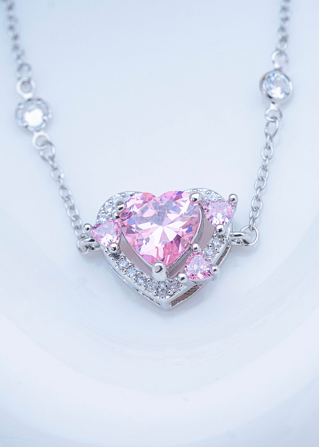 Pulsera Corazón Rosa