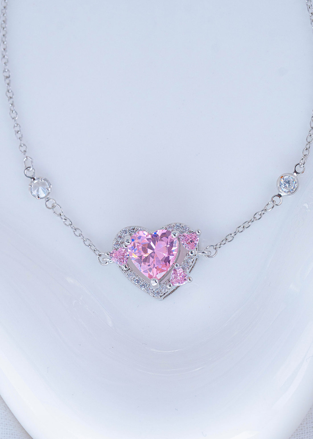 Pulsera Corazón Rosa