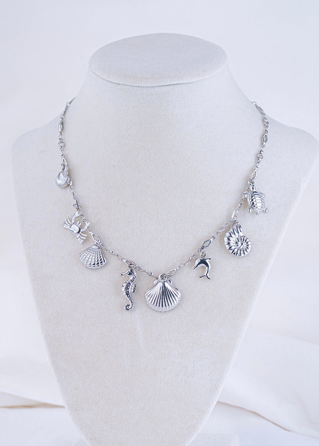 Collar Susurro Marino Plateado