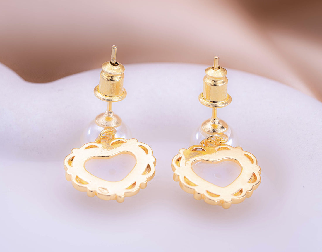 Aretes Amora Dorados Ref: B2104
