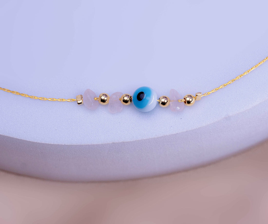 Pulsera Ojo Cuarzo Ref: I492