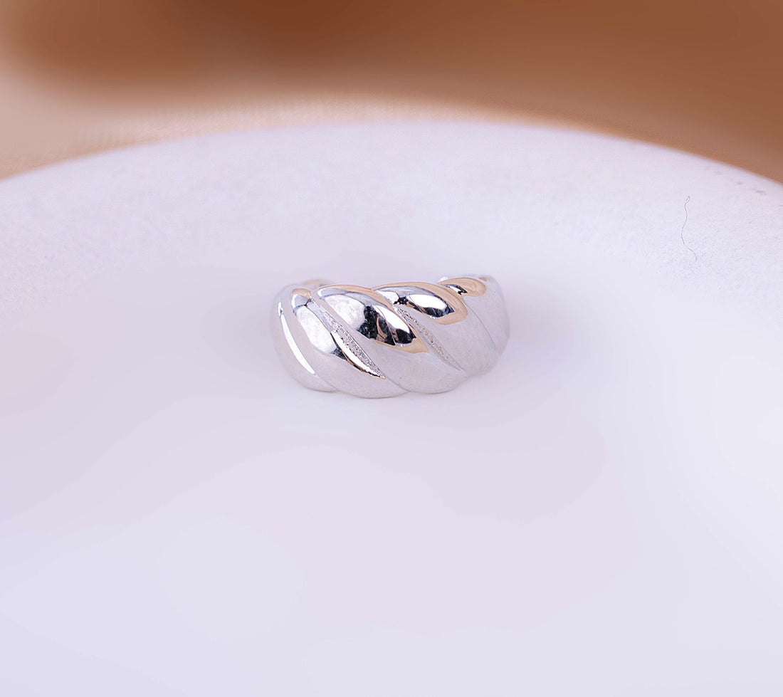 Ear Cuff Gala Plateado Ref: E1005