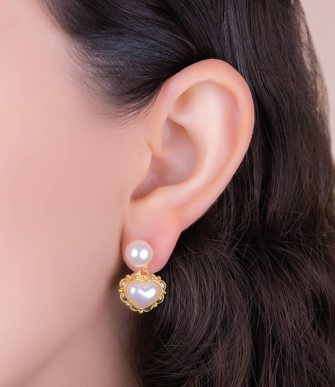 Aretes Amora Dorados Ref: B2104